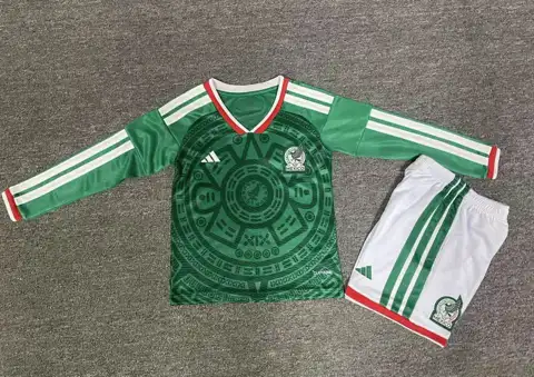 Mexico home children's kit Long sleeved 26 — 2026/27