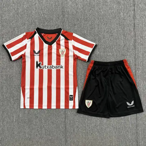 Athletic Bilbao home kid kits — 2026/27