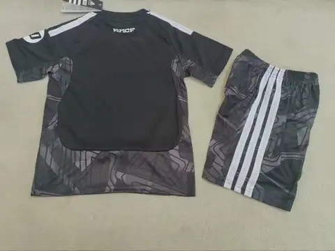 Real Madrid Black Goalkeeper Kids Kit 26_2 — 2026/27