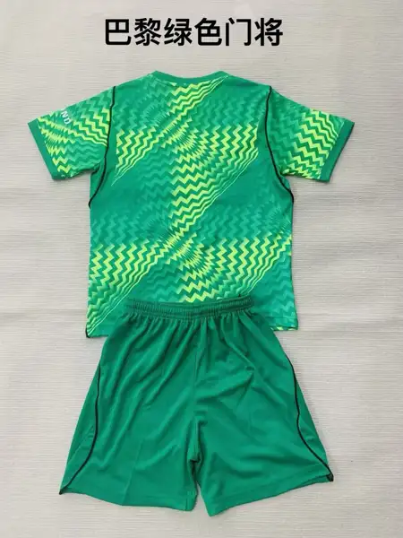 Kids PSG Paris Green Goalkeeper Adult Set, Chil — 2026/27