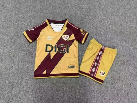 Rayo Vallecano third away children's kit 2 — 2026/27