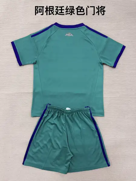Kids Argentina Green Goalkeeper Adult Set, Chil — 2026/27