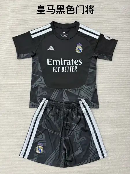 Real Madrid black goalkeeper adult _ kid k — 2026/27