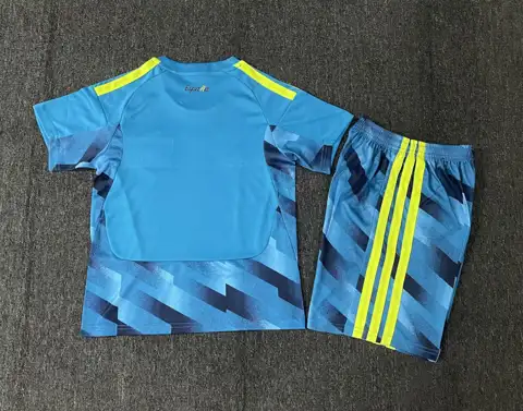 Spain Goalkeeper Blue Kids Kit — 2026/27