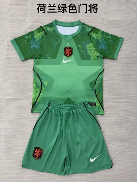 Holland green goalkeeper adult _ kid kits — 2026/27