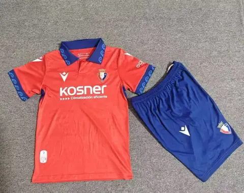 Osasuna home kid kits — 2026/27