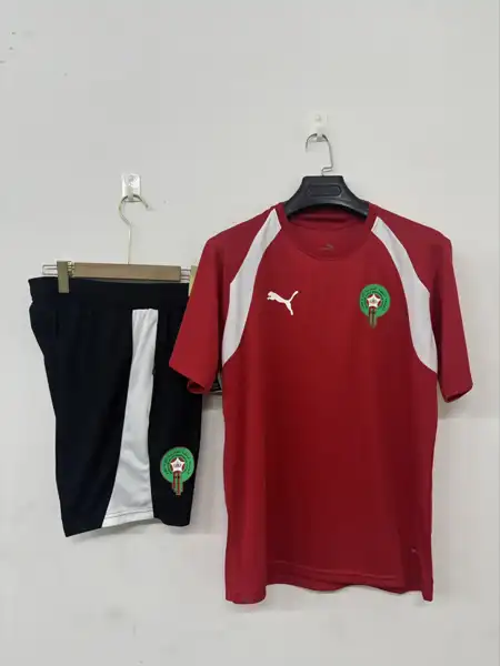 Morocco red training suits — 2026/27